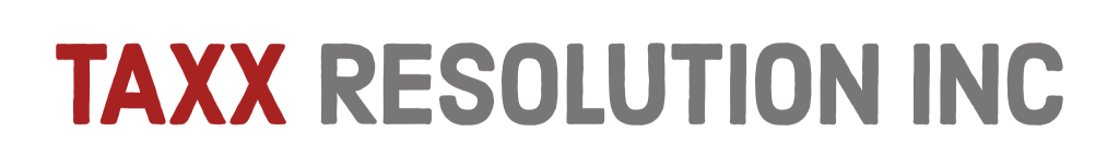 home, b01 taxx resolution inc logo one liner full